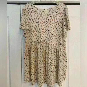 MTS | flutter sleeve baby doll knit blouse medium